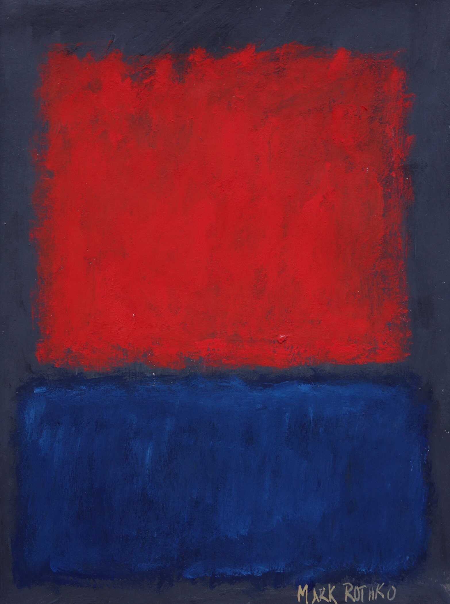 Fine American Abstract Expressionist Painting, Marked \u0026 Signed, Mark  Rothko, Rare Find, Contemporary Art - Etsy Israel, image size:1566x2100