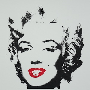 Fine POP ART Marilyn Monroe Limited edition silkscreen serigraph, Warhol, signed, stamped and numbered