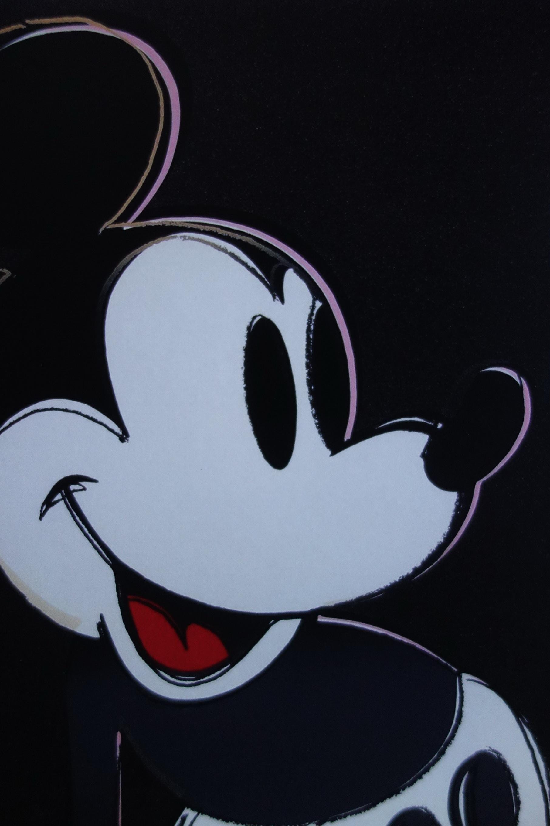 Fine POP ART Mickey Mouse Limited Edition Silkscreen Serigraph