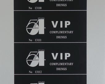 Fine POP ART Studio 54 Limited edition silkscreen serigraph, Warhol, signed, stamped and numbered