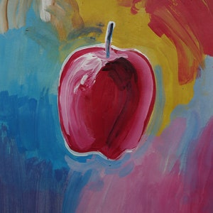 Exceptional POP ART Unique still life Painting, signed & stamped, Peter Max after