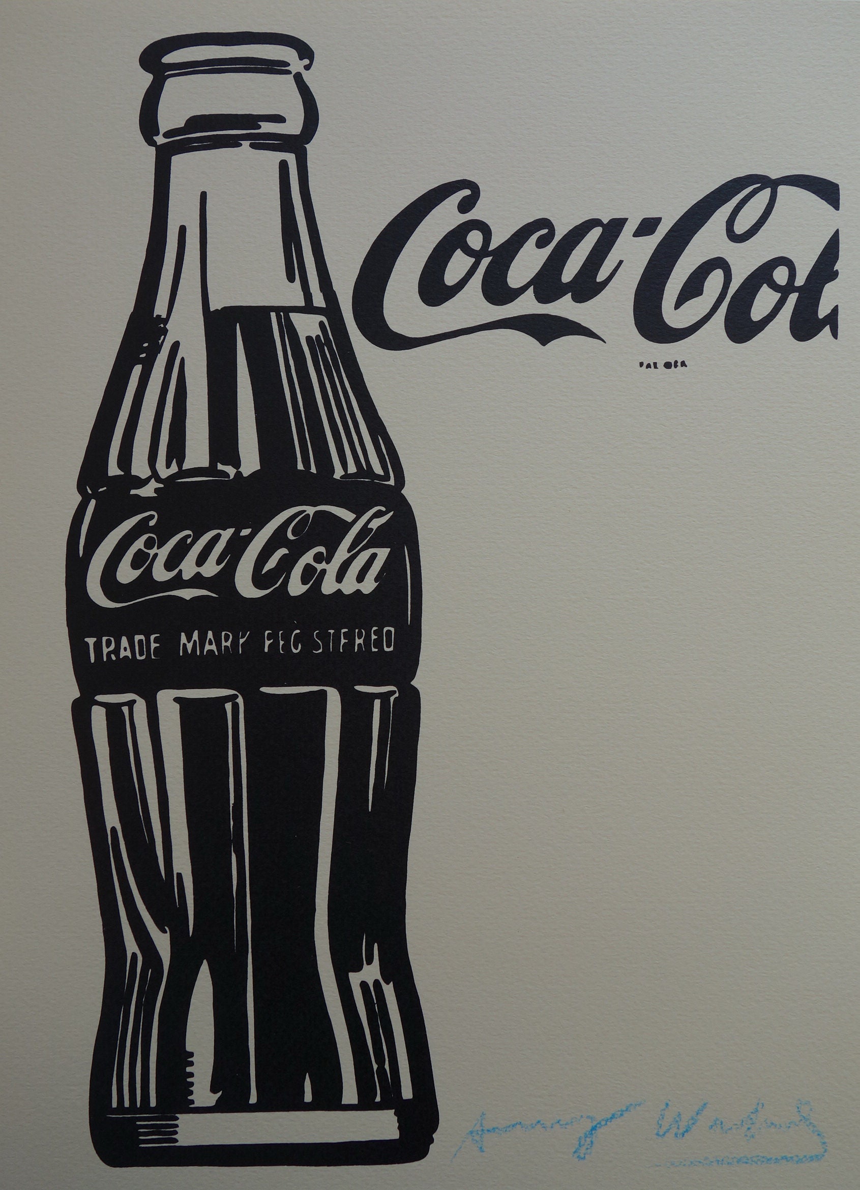 WARHOL、Coffee Label、希少画集画、新品額装付 WARHOL、Coffee Label、希少画集画、新品額装付