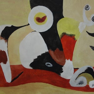 Fine Early American Modernism painting – still life, Signed, Kandinsky, Hopper era