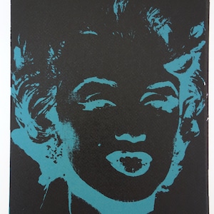 Fine POP ART Marilyn Monroe Limited Silkscreen serigraph edition, Warhol, signed, stamped and numbered