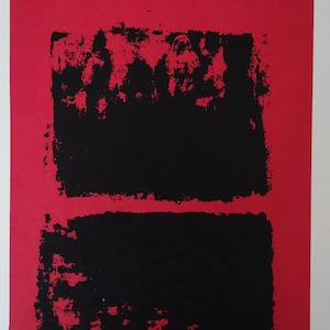 Fine Abstract Expressionism Limited edition silkscreen serigraph, Mark Rothko, signed, stamped and numbered