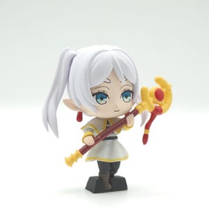 Frieren: Beyond Journey's End, Colección cápsula de figuras, Frieren A, Gashapon, BANDAI, Importación de Japón imagen 4