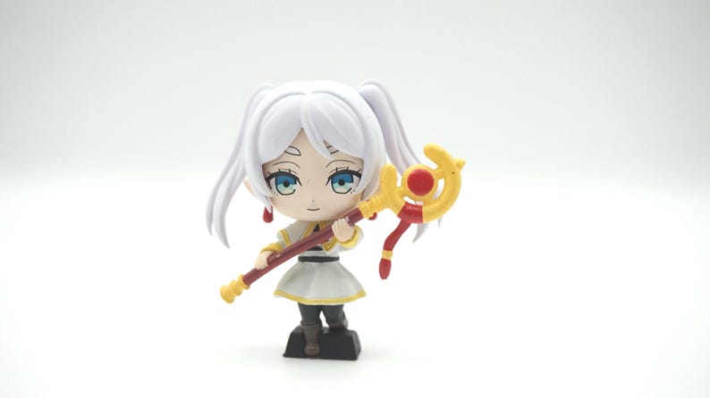 Frieren: Beyond Journey's End, Colección cápsula de figuras, Frieren A, Gashapon, BANDAI, Importación de Japón imagen 1