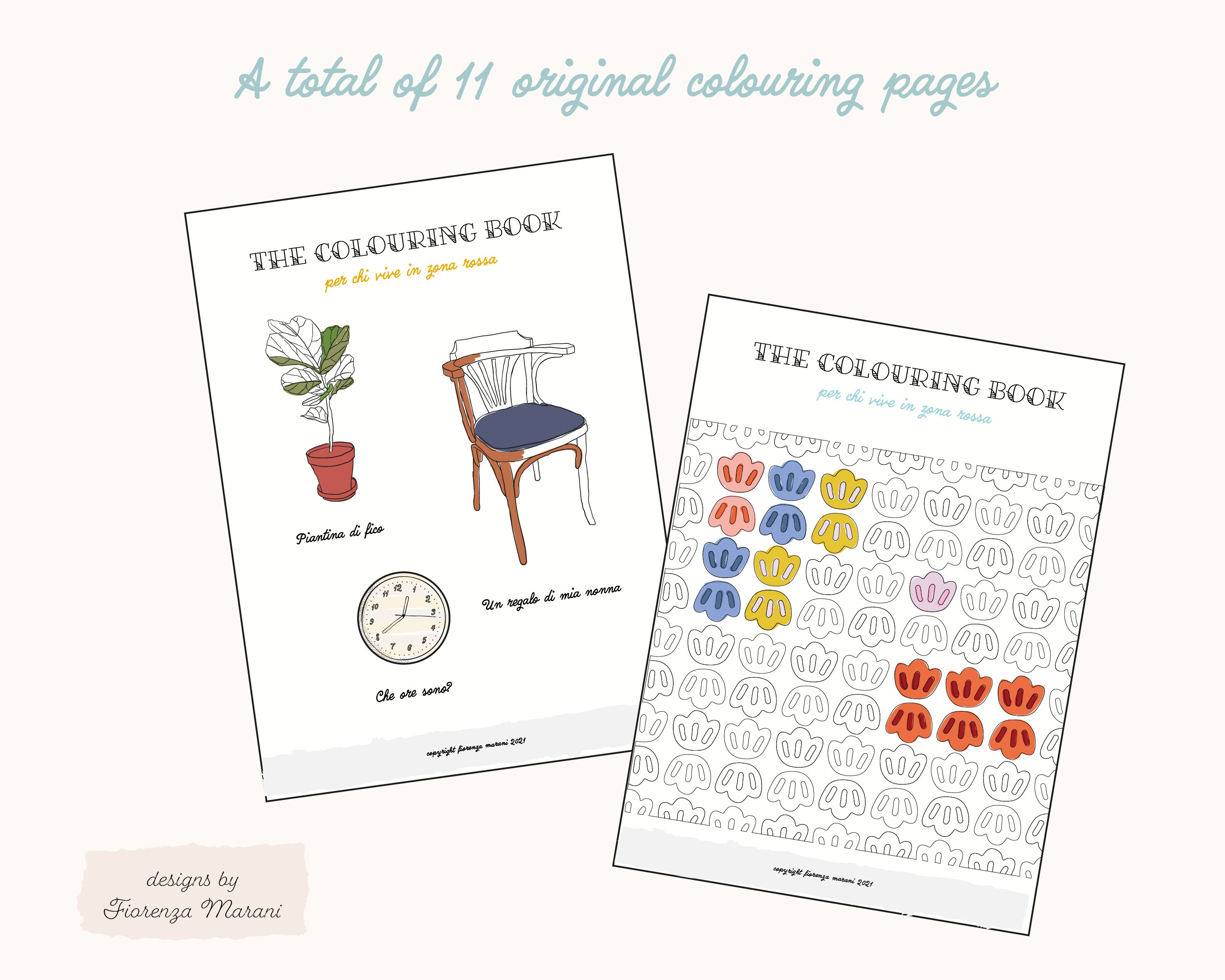 The Digital Colouring Book Colouring Pages Etsy