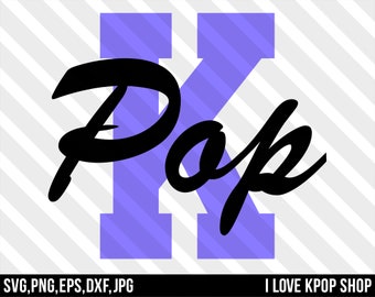 K-Pop Stans - SVG Png Dxf Eps Jpg Cricut Silhouette Shirt Geschenk Druck BTS Armee Blackpink exo nct Got7 MonstaX wollen ein 17 Stray Kinder Ateez