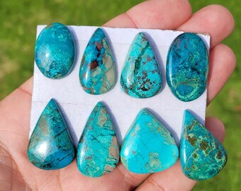 1 Piece Shattuckite minor Malachite Matrix Freeform Flat Back Gemstone Cabochon Multiple Choice Listing