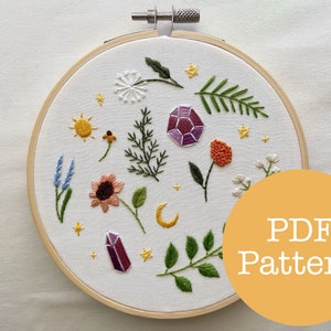 Little Flowers PDF Embroidery Pattern