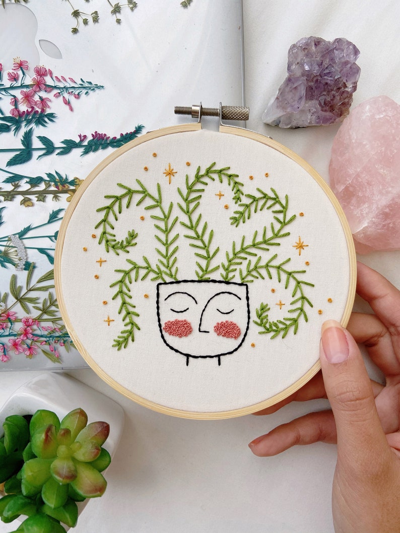 Plant Lover PDF Embroidery Pattern image 2