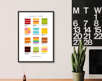 Colours of Cake Print