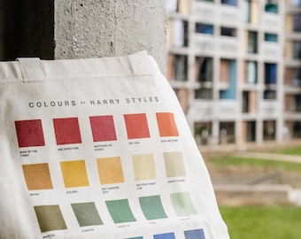 Colours of Harry Styles Tote Bag