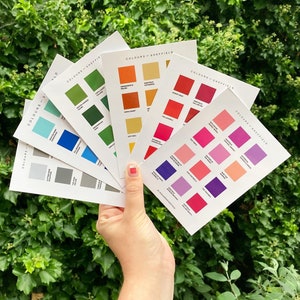Confezione di cartoline di colori di Sheffield