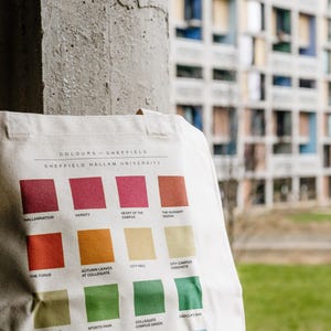 Colours of Hallam University Tote Bag