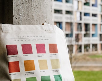 Colours of Hallam University Tote Bag