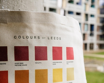 Colours of Leeds Tote Bag