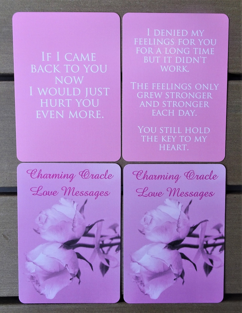 IN STOCK Charming Oracle Love Messages Etsy