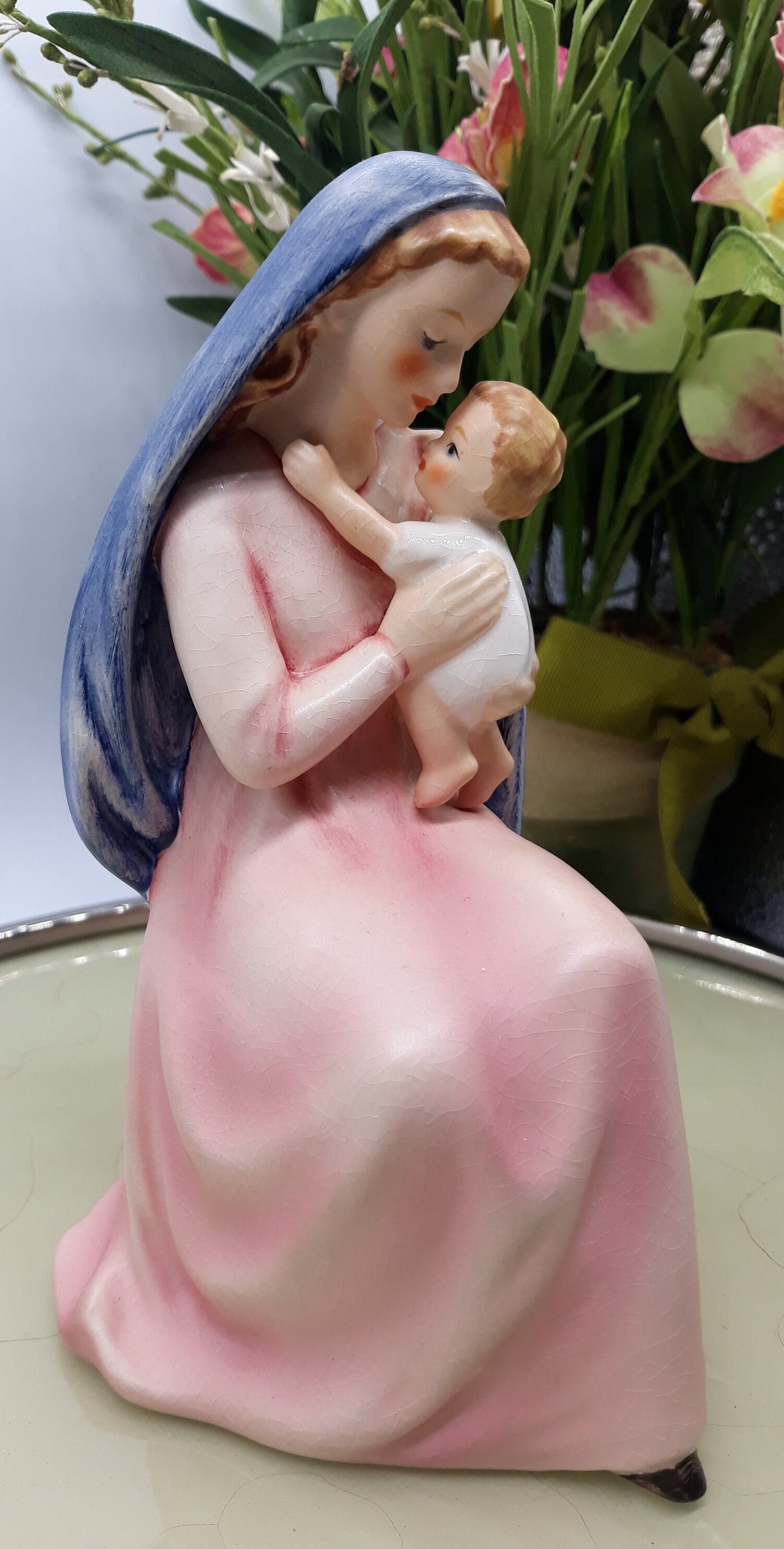 Statue Enfant Jésus crèche fibre de verre EXTÉRIEUR h 165 cm | vente en ligne sur
