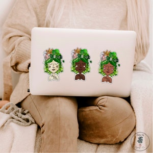 Plant Lady Sticker / Plantas / Amante de las plantas / Padre de plantas / Alocasia / Monstera / Suculentas