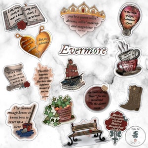 Taylor Evermore Quote Sticker | Evermore Album | Taylor | Quote Stickers | Evermore