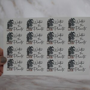 Agua Las plantas Planificador pegatinas / Planner Pegatinas / Paper Stickers / Planner supplies / Plants / Cactus Sticker