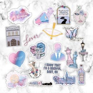 Taylor Swift Lover The Archer Glitter Sticker Beautiful And Refined Glossy  Folklore Stickers Taylor Swift
