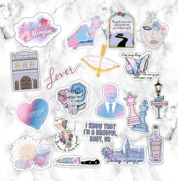 14 Taylor Swift Vinyl Stickers