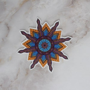 Mandala Sun Sticker