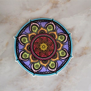 Adesivo Floreale Mandala