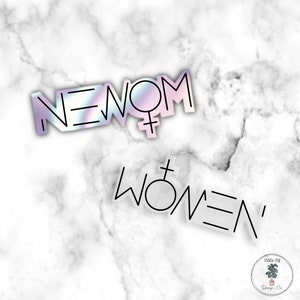 Gift/Frau Aufkleber| Frauen | Venom | weibliche | Feministische | Holographische | Klarer Aufkleber