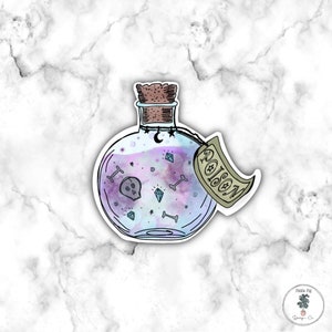 Poison Potion Bottle Sticker | Magic Sticker | Witch Sticker | Water Bottle Sticker | Vinyl Sticker