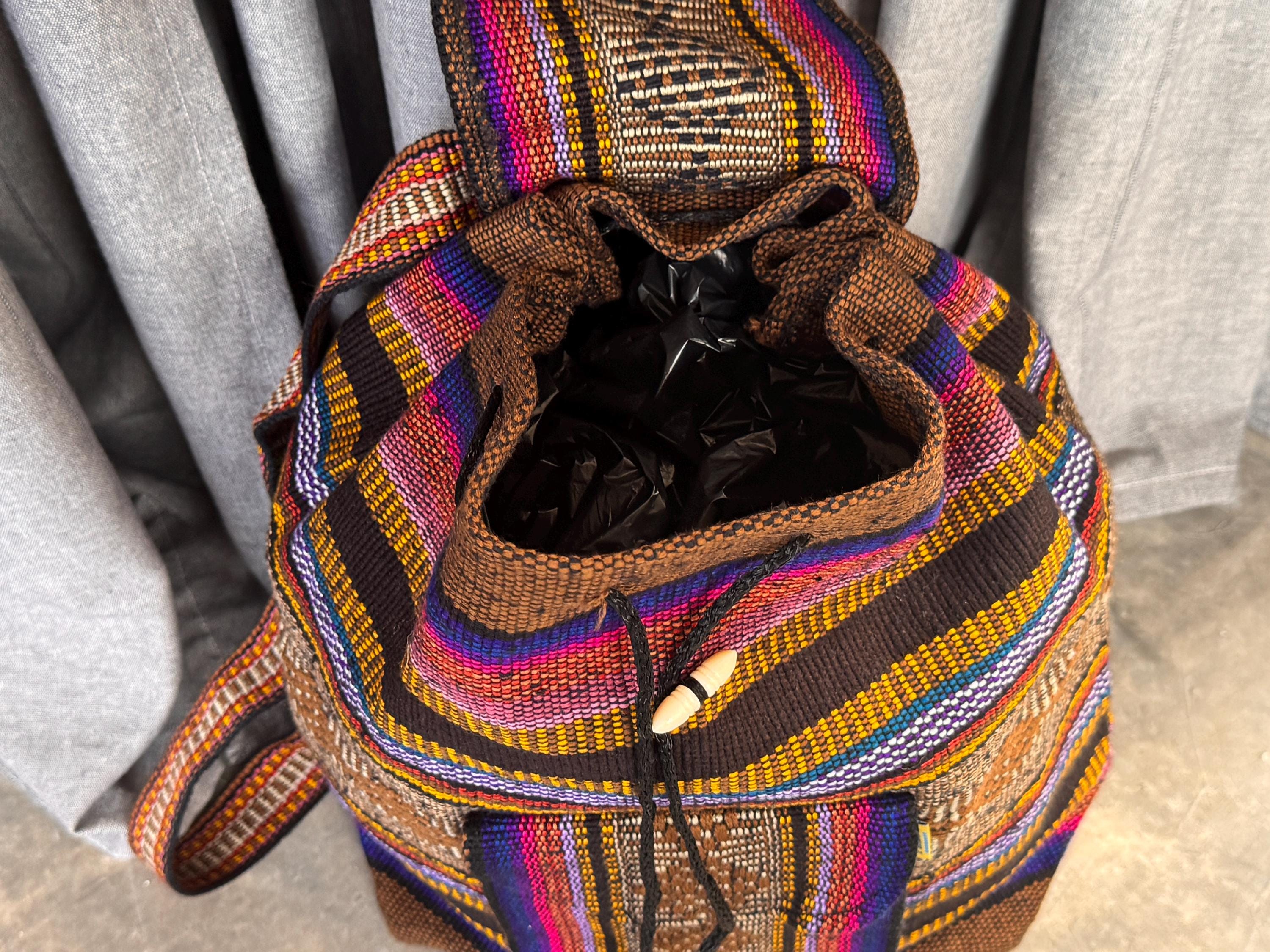 Backpack Ethnic Bag Morral Boho Hippie Artisan‎ Travel Bag Mochila Durable Nice Backpack Ethnic Bag Morral Adult Size Backpack Hippie  main image 2