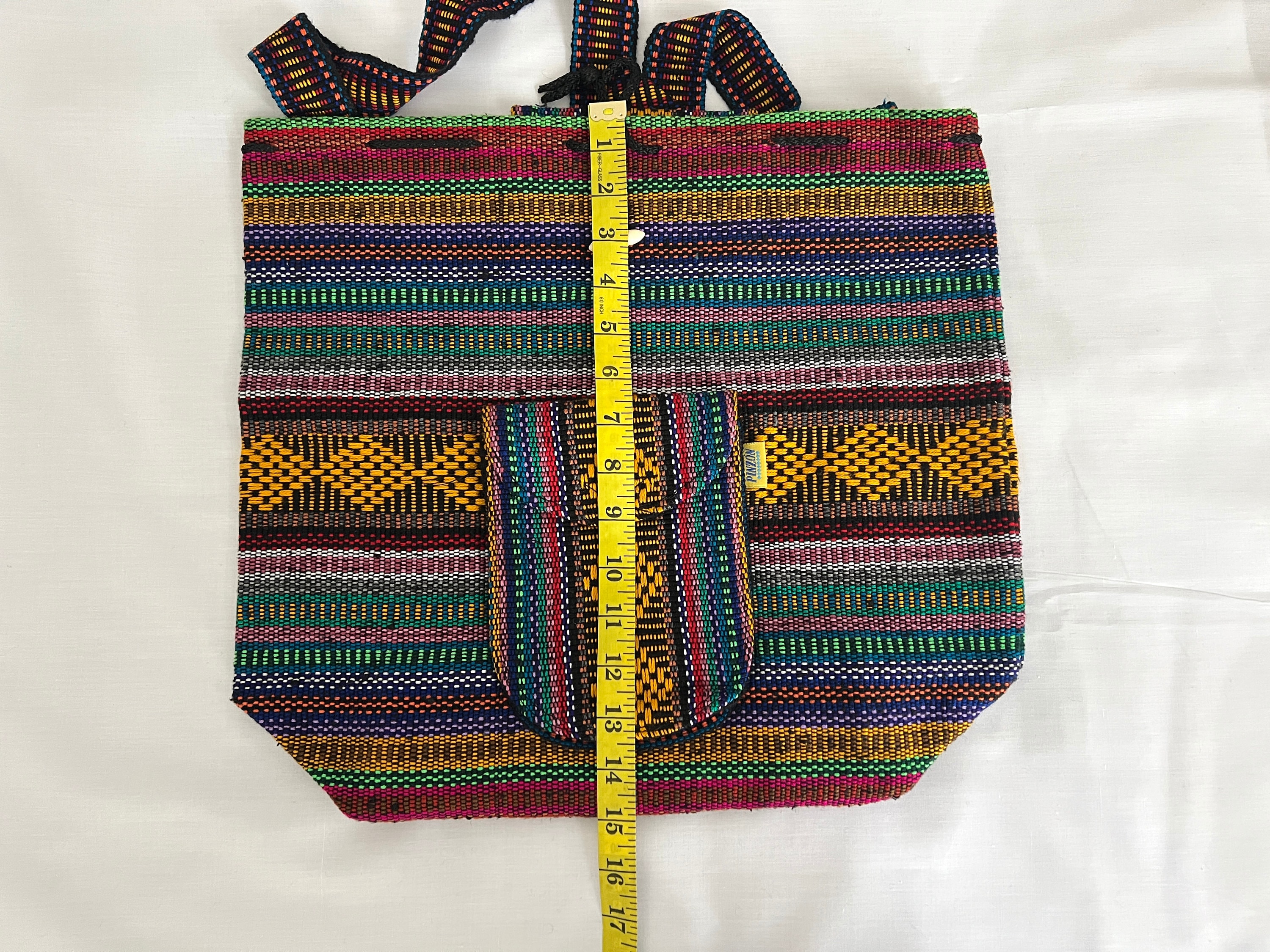 Backpack Ethnic Boho Bag Artisan Morral Adult Size Backpack 