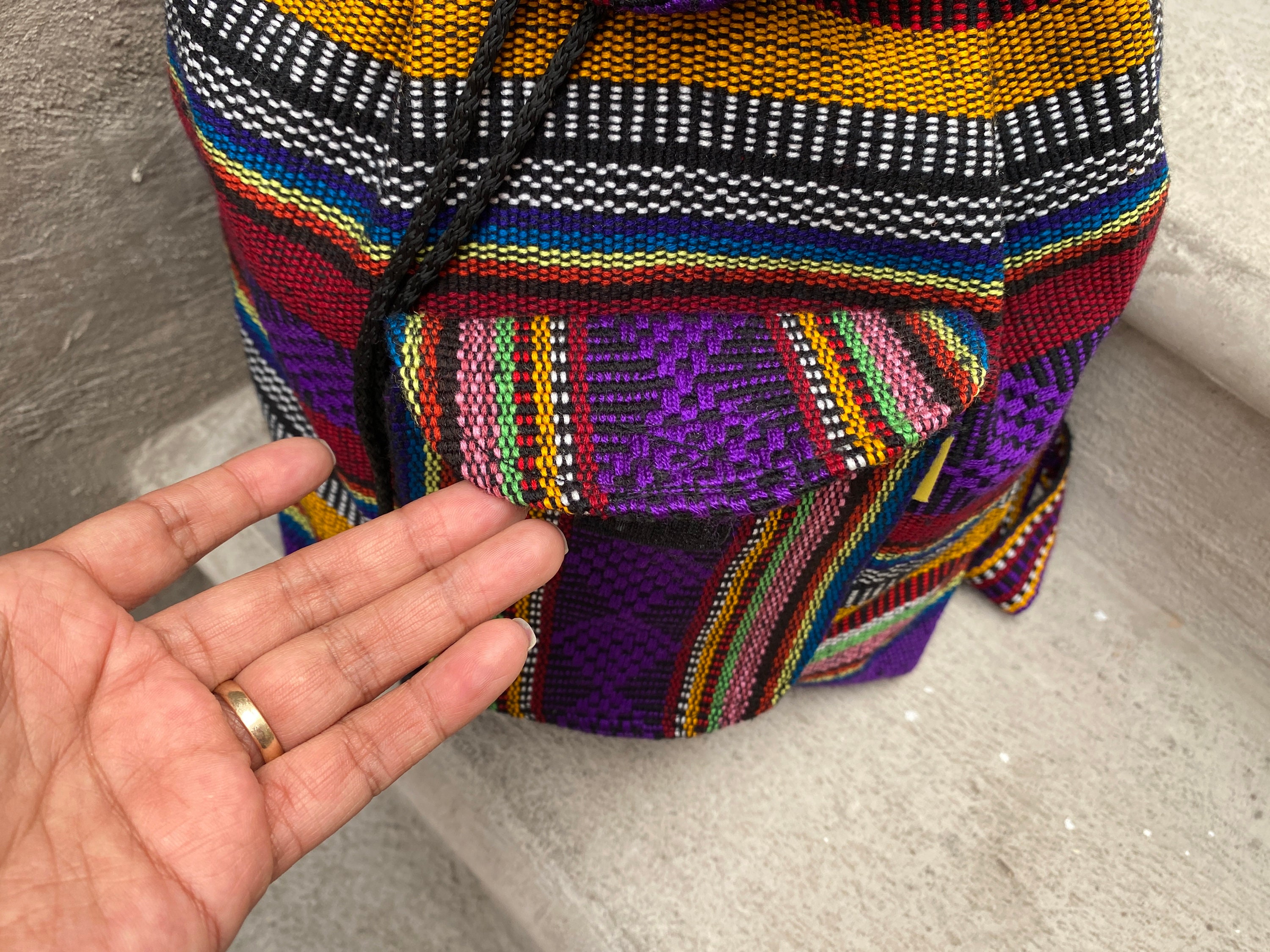Backpack Ethnic Bag Morral Adult Size Backpack Hippie  display picture 3