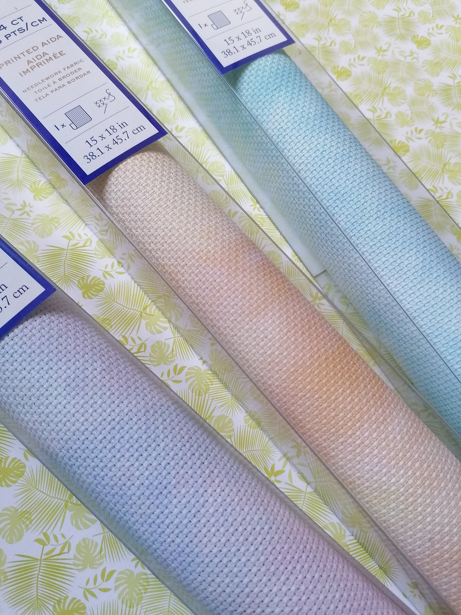 14 count Charles Craft / DMC aida cloth Printed fabric Etsy