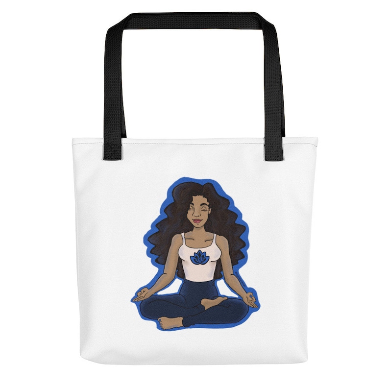 Blue Lotus Tote Bag