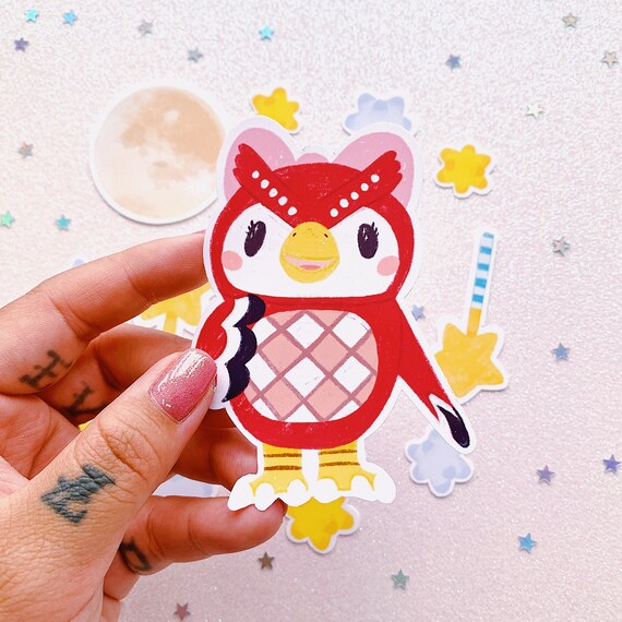 Download Celeste Animal Crossing 12 Vinyl Sticker Pack. ACNH | Etsy