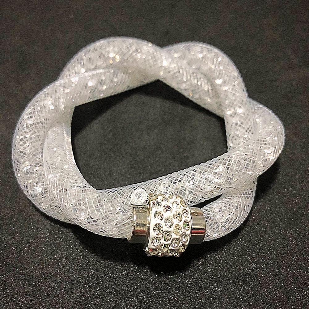 Double Loop Mesh Stardust Bracelet - Etsy display picture 2