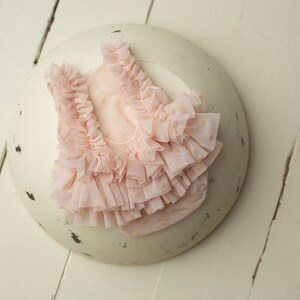 Pink Baby Ruffle Dress, Polka Dot Baby Girl Outfit, Newborn Photography ...