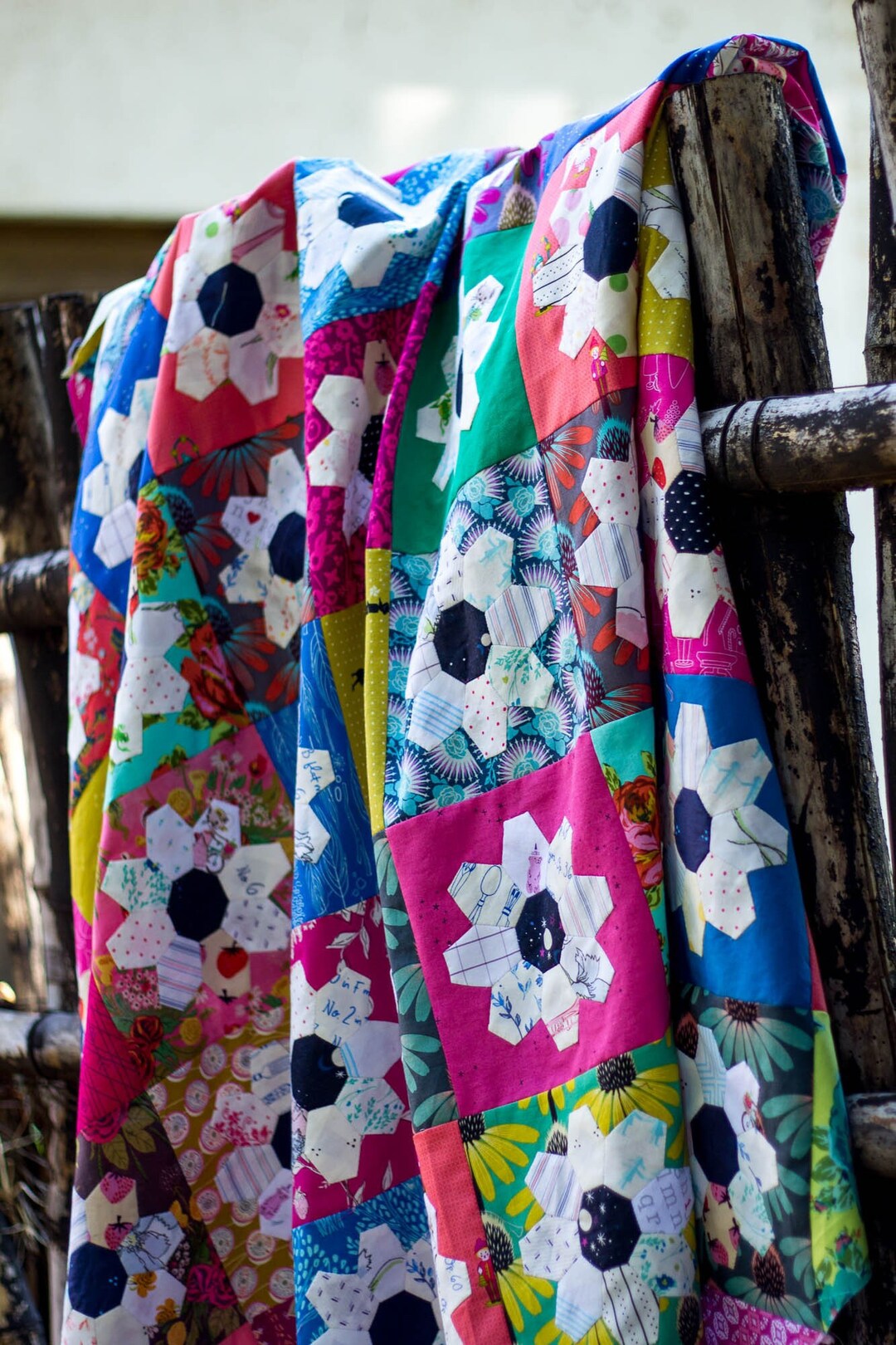 Daisy Jane Digital PDF Quilt Pattern | English Paper Piecing, Applique ...