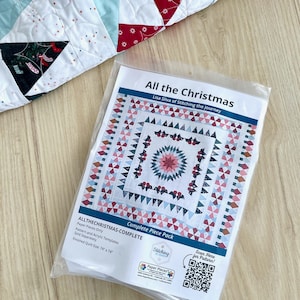 All the Christmas English Paper Pieces Quilt Kit | EPP Paper Templates Kit | Stitching the Journey