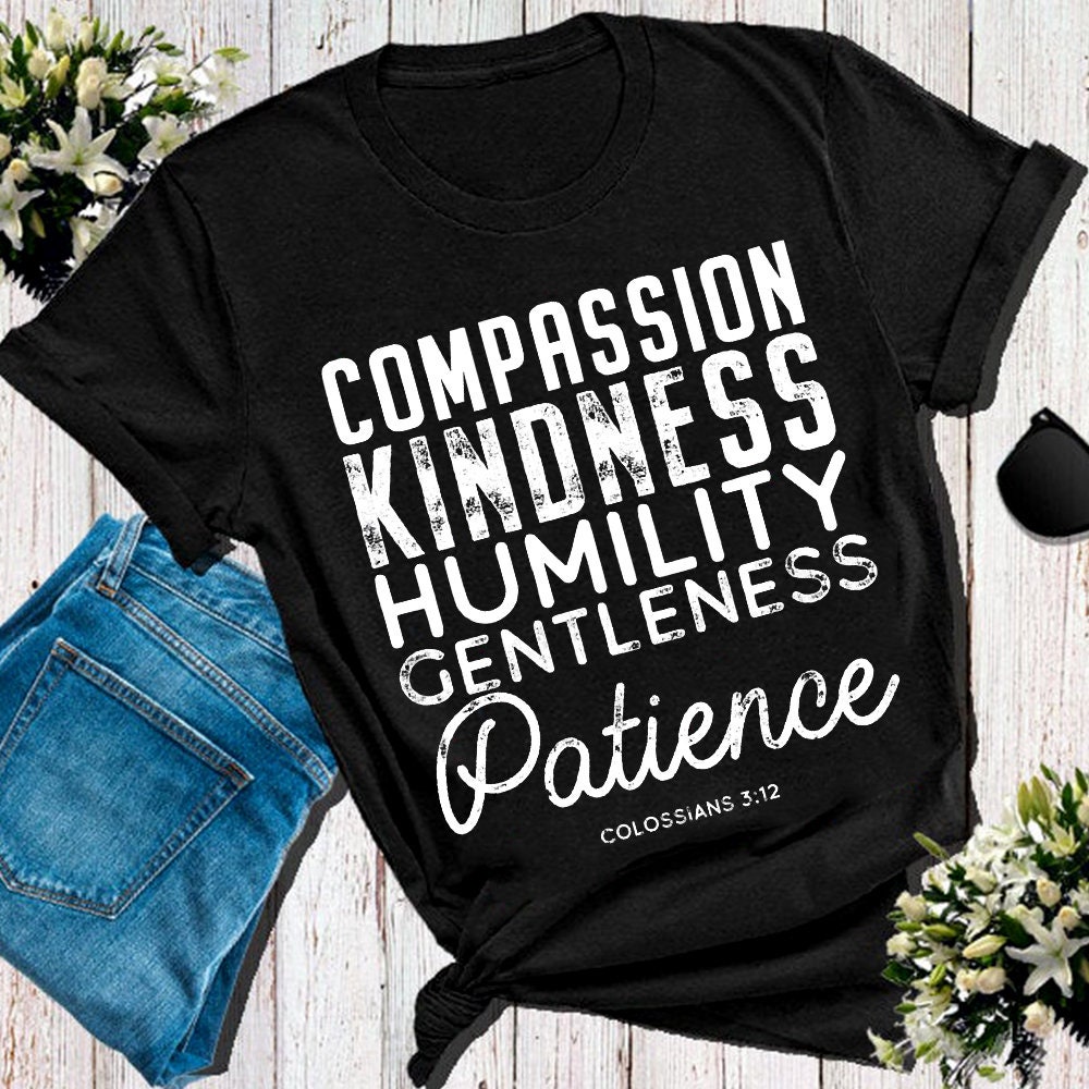 Clothe Yourselves in Compassion Kindness and More Col 312 Etsy