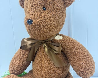 Oso de peluche Moonlight – Peluche de vellón hecho a mano, extragrande (56 cm)