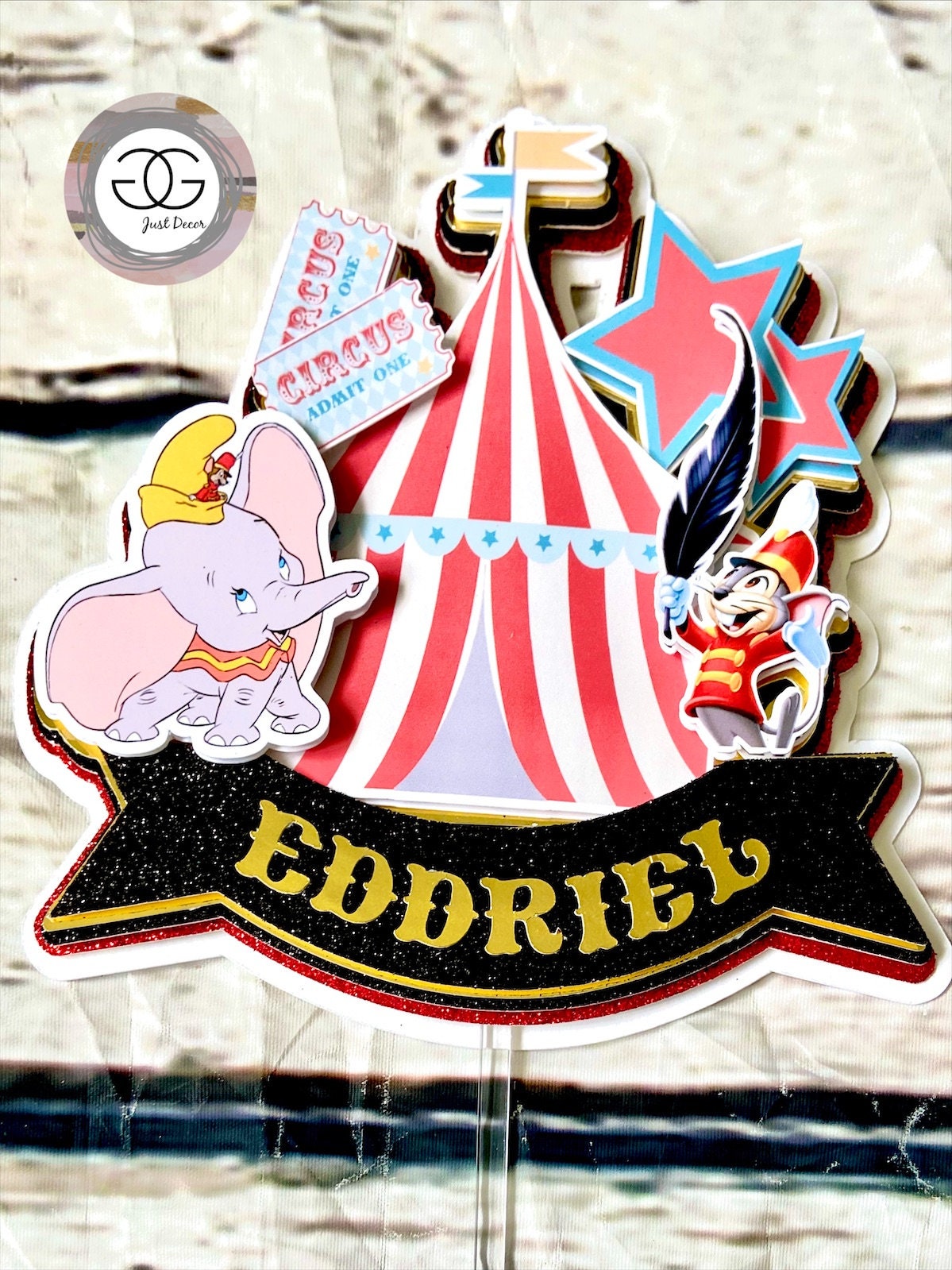 Dumbo Decoration Supplies Disney Dumbo Circus Circus Party Etsy