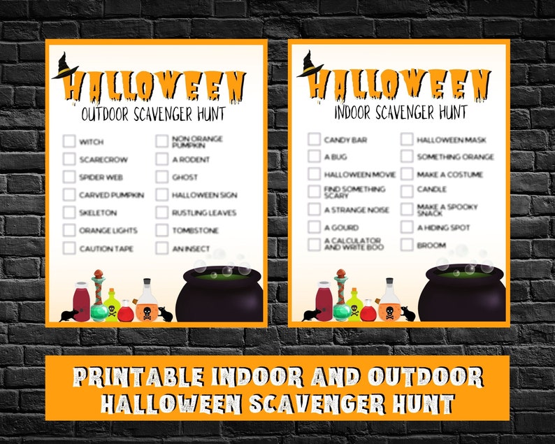 Halloween Games Printable Virtual Halloween Games Adult Halloween Games Halloween Party Games Halloween Kids Activities Halloween image 2