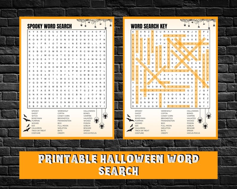 Halloween Games Printable Virtual Halloween Games Adult Halloween Games Halloween Party Games Halloween Kids Activities Halloween image 5