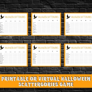 Halloween Games Printable Virtual Halloween Games Adult Halloween Games Halloween Party Games Halloween Kids Activities Halloween image 3