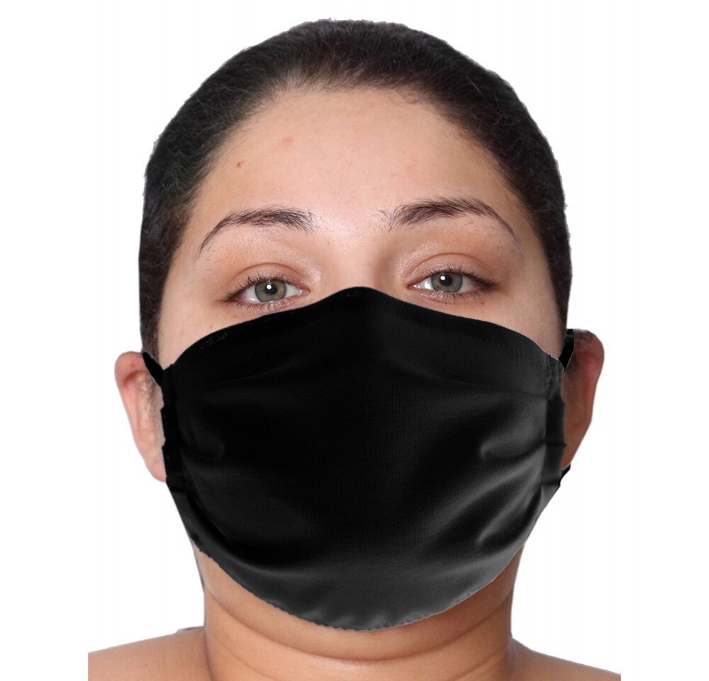 InstantFigure Reusable Black Cloth Face Mask Etsy